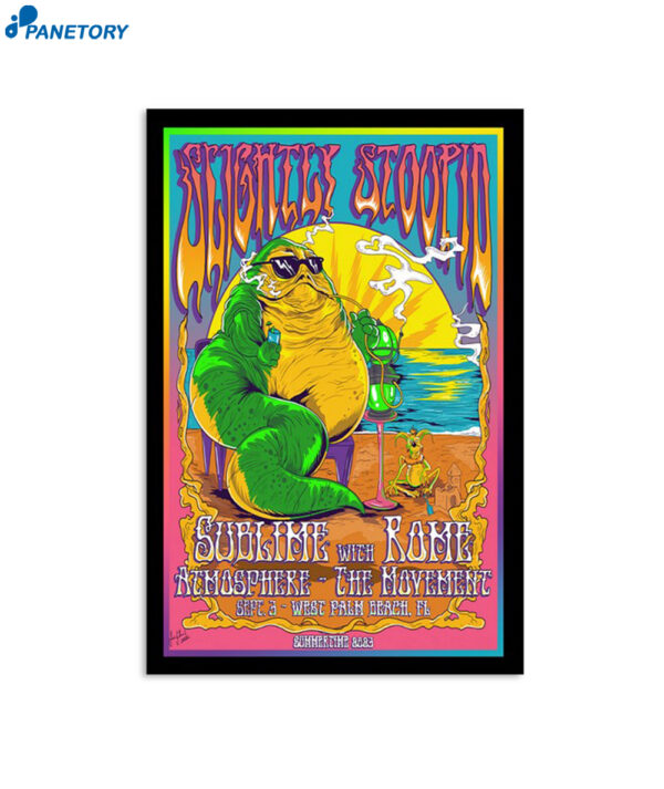 Slightly Stoopid West Palm Beach Fl September 3 2023 Poster