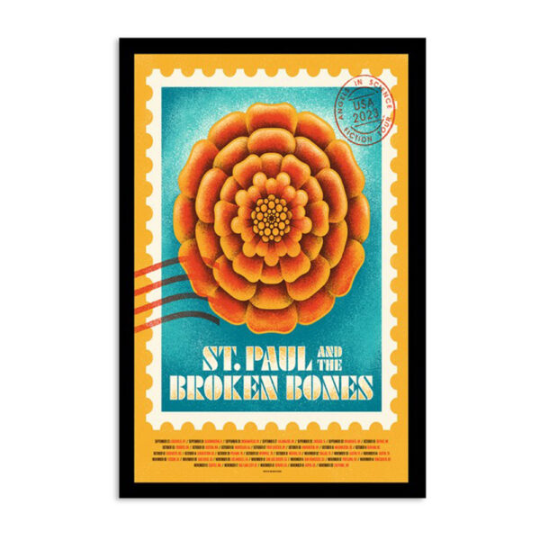 St Paul And The Broken Bones 2023 Angels In Science Fiction Tour USA Poster