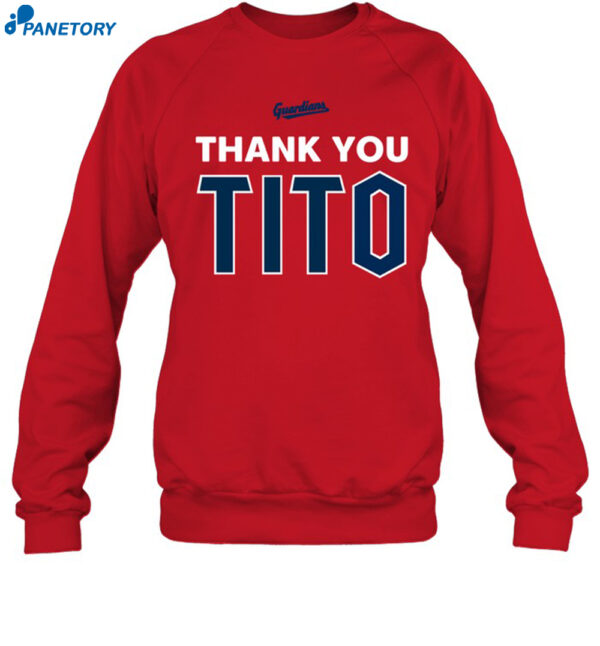 Thank You Tito Cleveland Indians Shirt