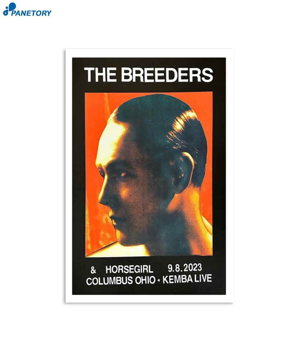 The Breeders Kemba Live! Columbus Oh Sept 8 2023 Poster