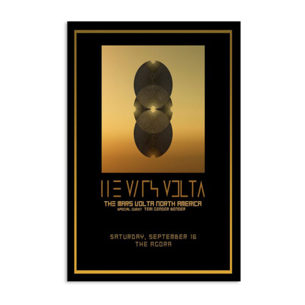 The Mars Volta Agora Theatre Cleveland Oh Tour September 16 2023 Poster