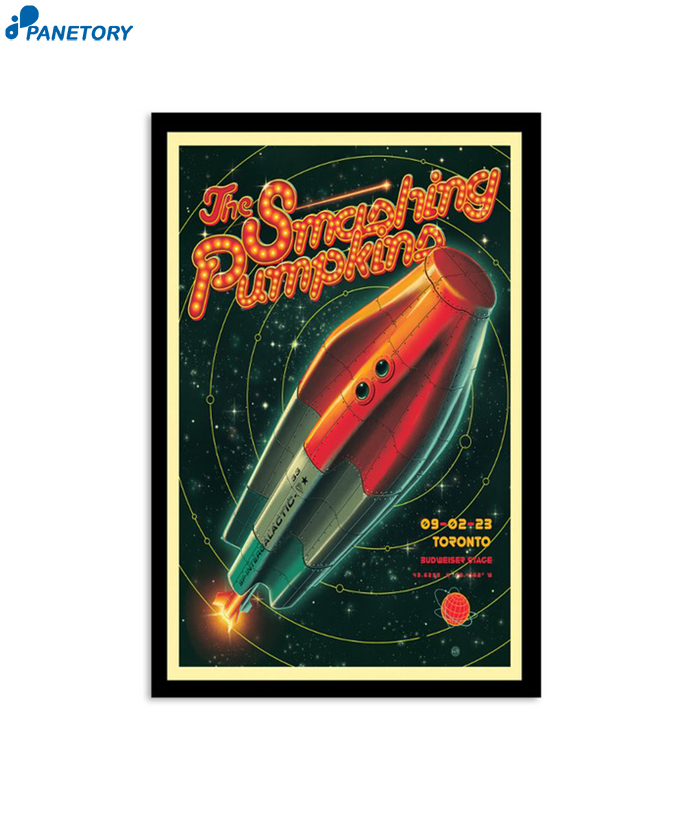 The Smashing Pumpkins Budweiser Stage Toronto September 2 2023 Poster