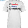 Trumplatinos Republican Democrat Donald Trump Shirt
