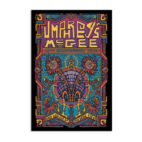 Umphrey's Mcgee The Depot Salt Lake City Ut Sep 14 2023 Poster