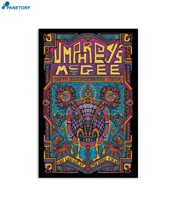 Umphrey'S Mcgee The Depot Salt Lake City Ut Sep 14 2023 Poster