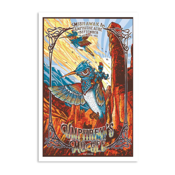 Umphrey's Mcgee Tour In Bellvue Co Sept 7 2023 Poster