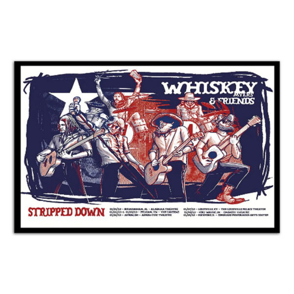 Whiskey Myers Announces Dates For First-ever Acoustic December 2023 Tour Poster
