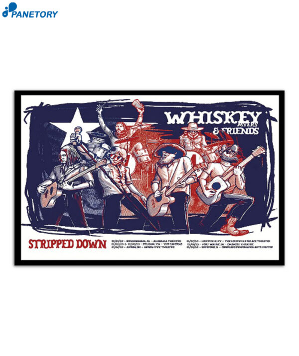 Whiskey Myers Announces Dates For First-ever Acoustic December 2023 Tour Poster