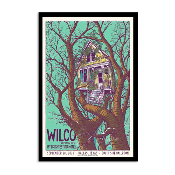 Wilco Tour At South Side Ballroom September 28 2023 Poster