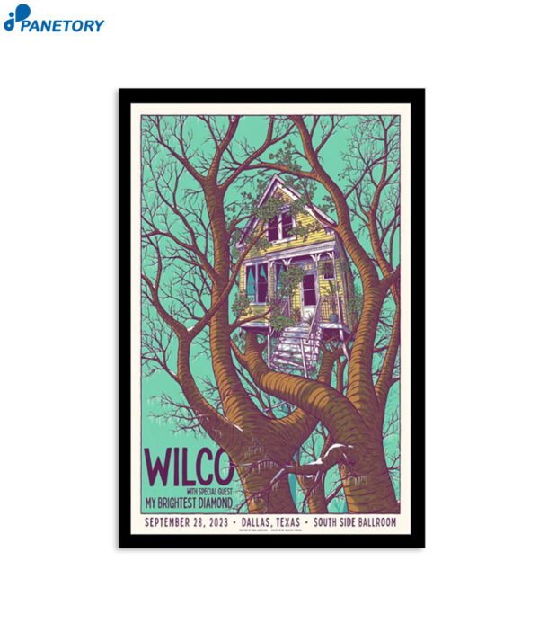 Wilco Tour At South Side Ballroom September 28 2023 Poster