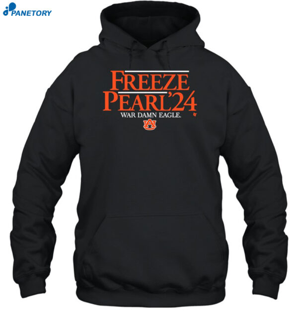 Auburn Tigers Freeze Pearl '24 War Damn Eagle Shirt