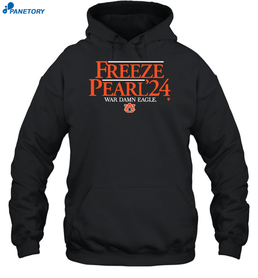Auburn Tigers Freeze Pearl '24 War Damn Eagle Shirt 2