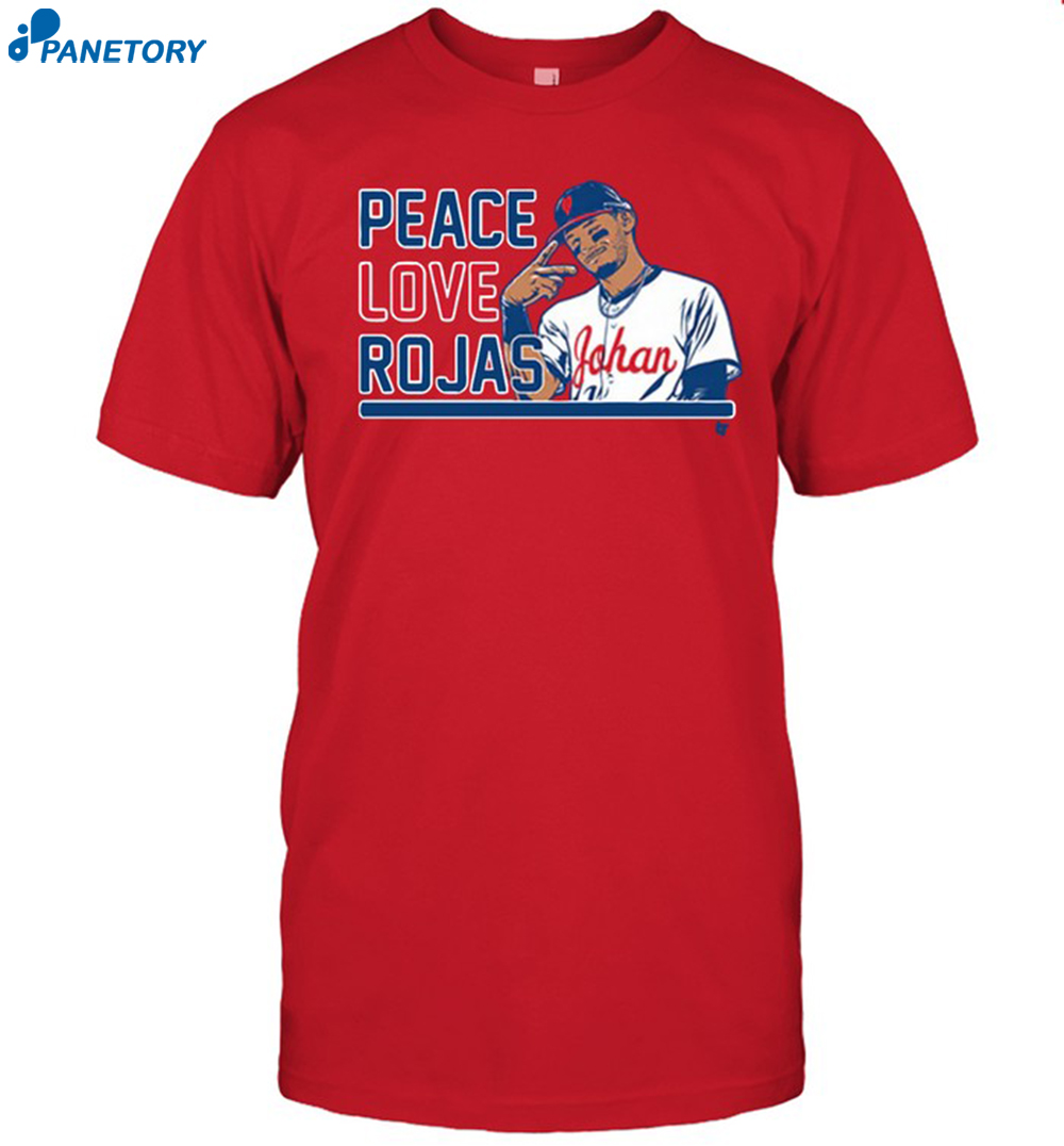 Johan Rojas Peace Love Rojas Shirt