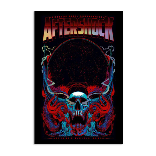 Aftershock 2023 At Discovery Park Sacramento Ca Poster