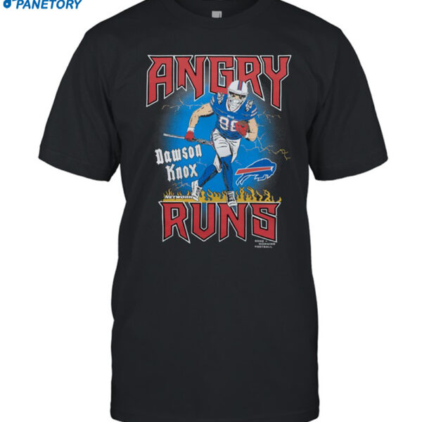 Angry Runs Bills Dawson Knox Shirt