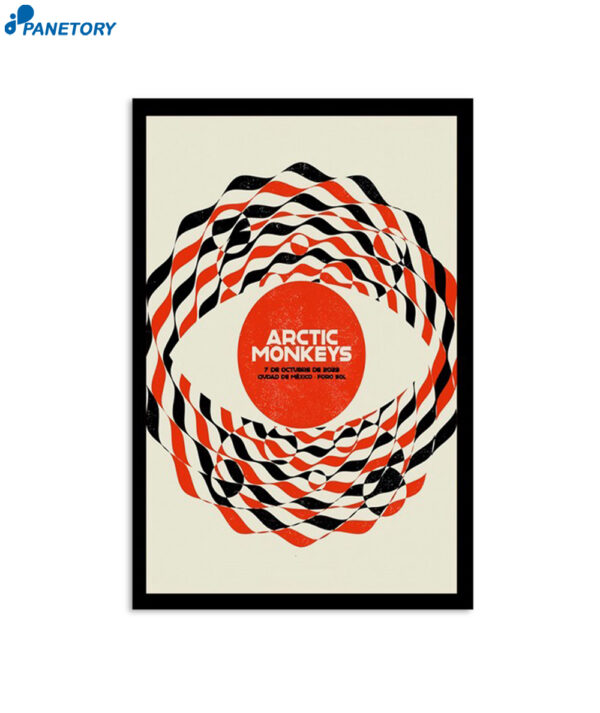 Arctic Monkeys Foro Sol Mexico City Oct 7 2023 Poster