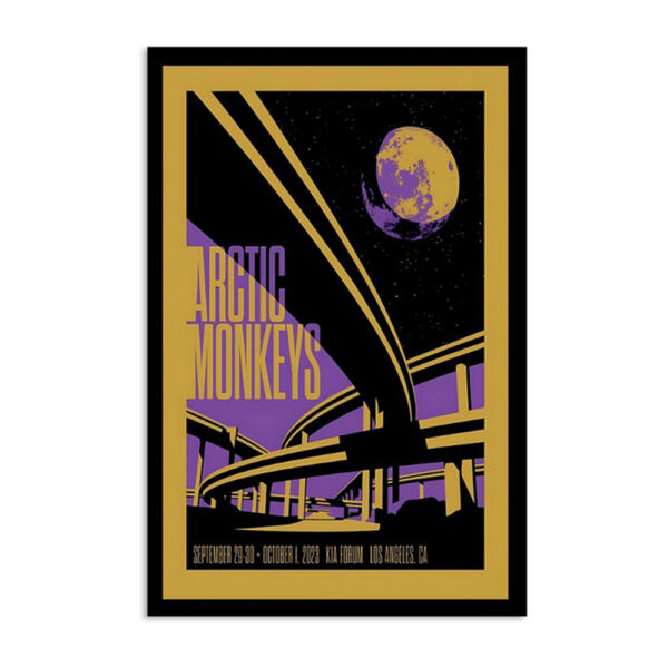 Arctic Monkeys Inglewood Kia Forum Sep 29 2023 Poster