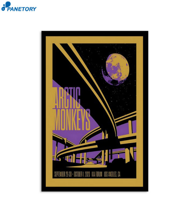 Arctic Monkeys Inglewood Kia Forum Sep 29 2023 Poster
