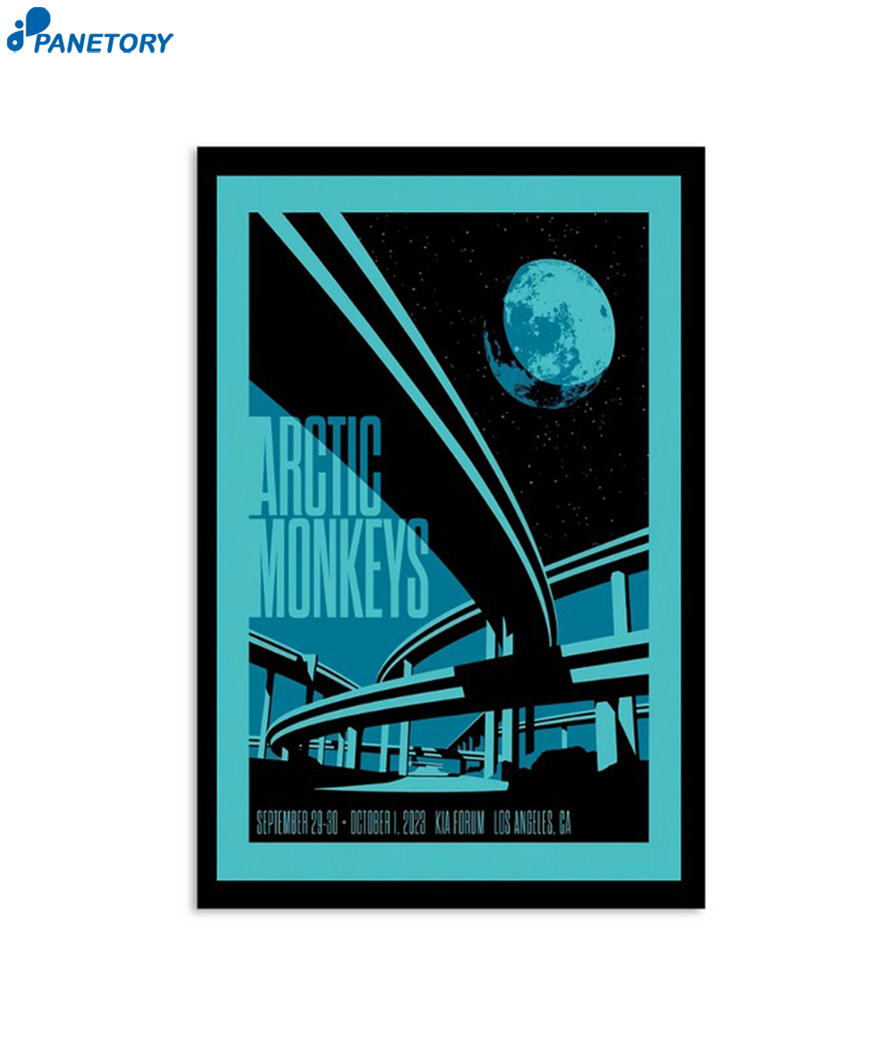 Arctic Monkeys Los Angeles Ca October 1 2023 Poster