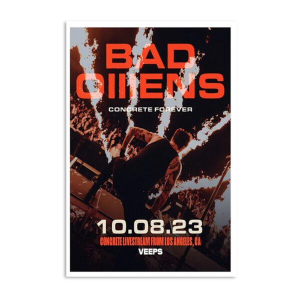 Bad Omens Tour 2023 8th October Hollywood Palladium Poster
