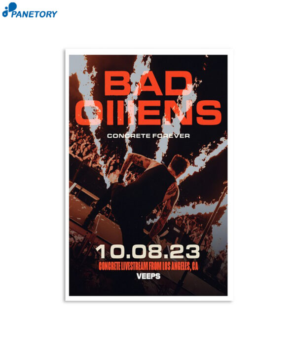 Bad Omens Tour 2023 8th October Hollywood Palladium Poster