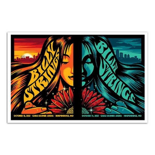Billy Strings Cable Dahmer Arena Independence Oct 2023 Landscape Poster