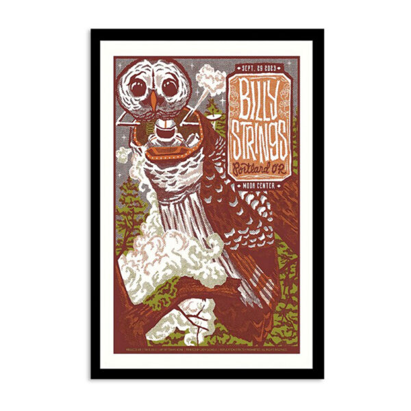 Billy Strings At Moda Center In Portland Or September 29 2023 Poster