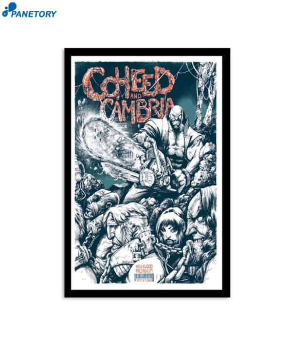 Coheed And Cambria Show Hollywood Ca Oct 7 2023 Poster