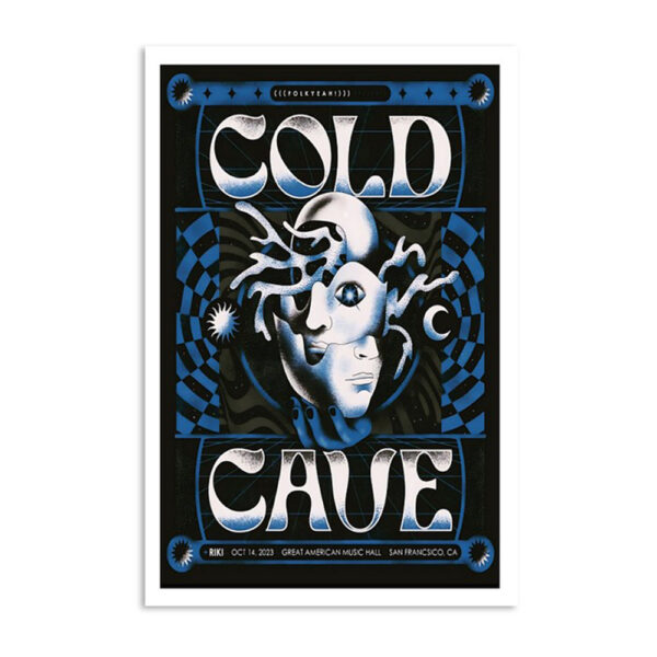 Cold Cave Great American Music Hall Oct 14 2023 Poster