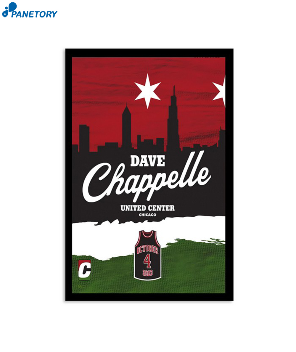 Dave Chappelle October 4 2023 Chicago Events Poster