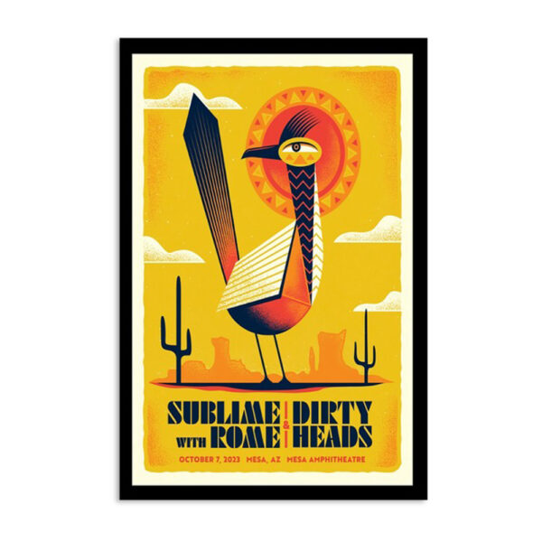 Dirty Heads & Sublime With Rome Mesa Amphitheater October 7 2023 Poster
