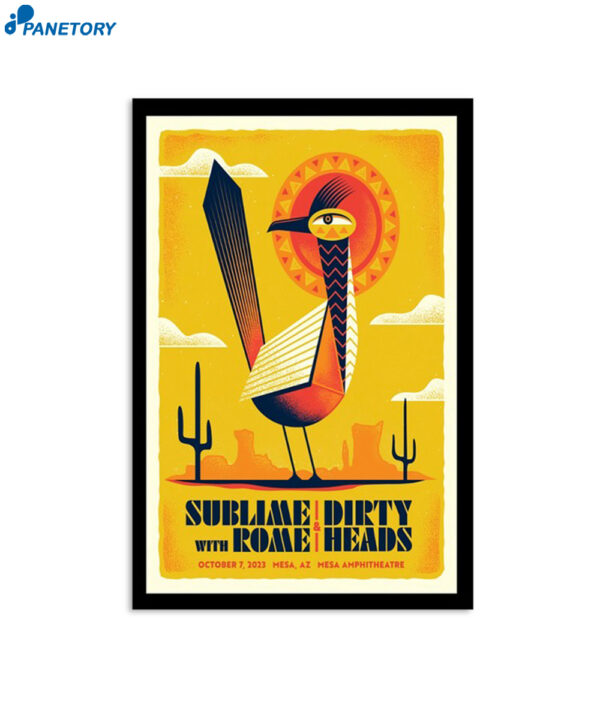 Dirty Heads &Amp; Sublime With Rome Mesa Amphitheater October 7 2023 Poster