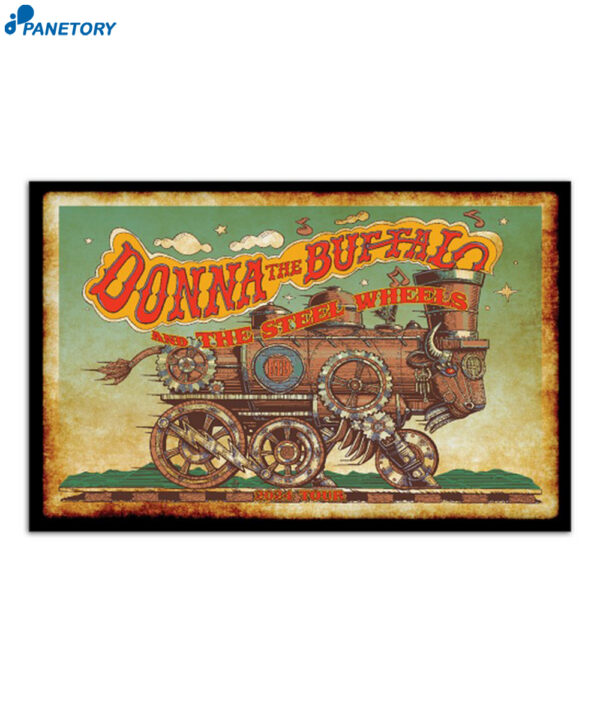 Donna The Buffalo Tour Dates &Amp; Concerts 2024 Poster