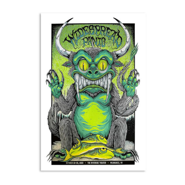 Event Milwaukee Wi 2023 Widespread Panic Poster