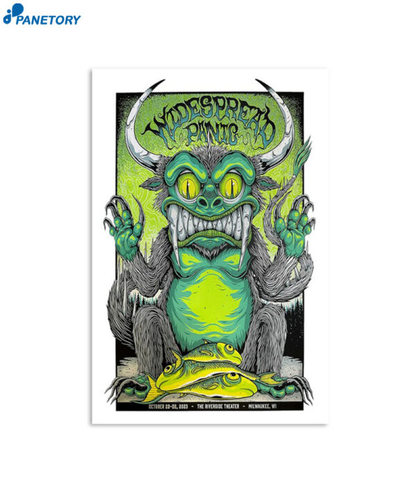 Event Milwaukee Wi 2023 Widespread Panic Poster