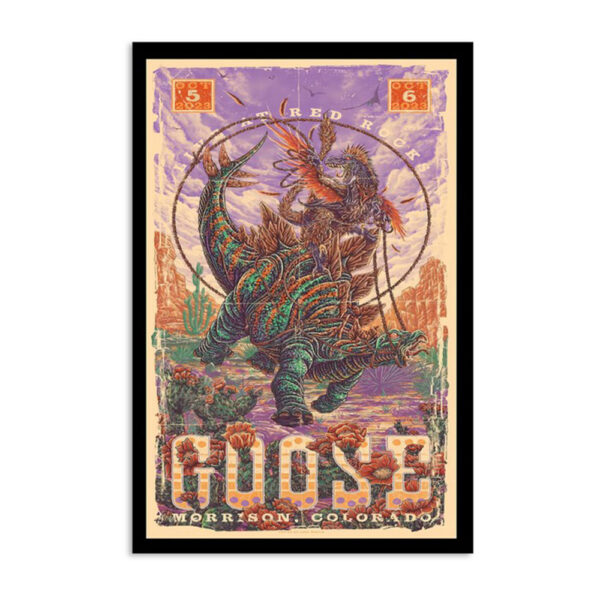 Goose Tour At Red Rocks Amphitheatre Oct 5 2023 Poster