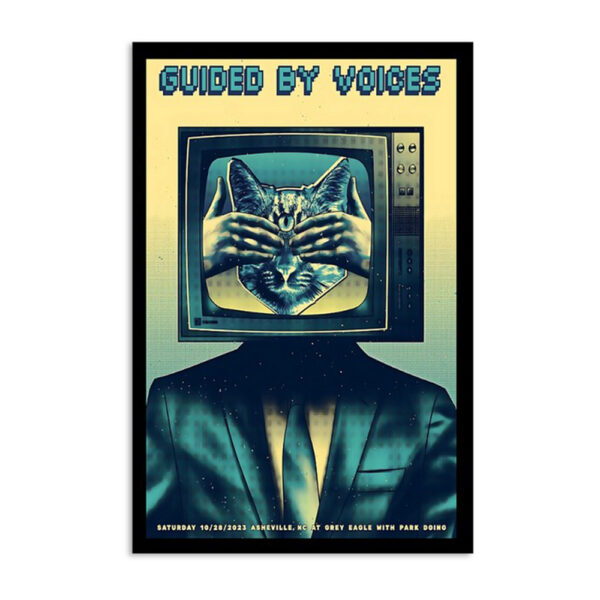 Guided By Voices Oct 28 2023 Grey Eagle Asheville Nc Show Poster