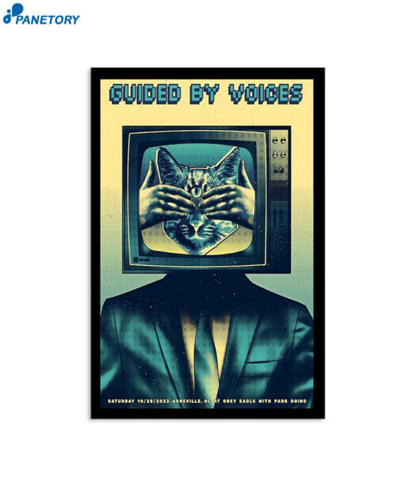 Guided By Voices Oct 28 2023 Grey Eagle Asheville Nc Show Poster