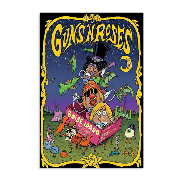 Guns N' Roses October 22 2023 Boise Idaho Poster
