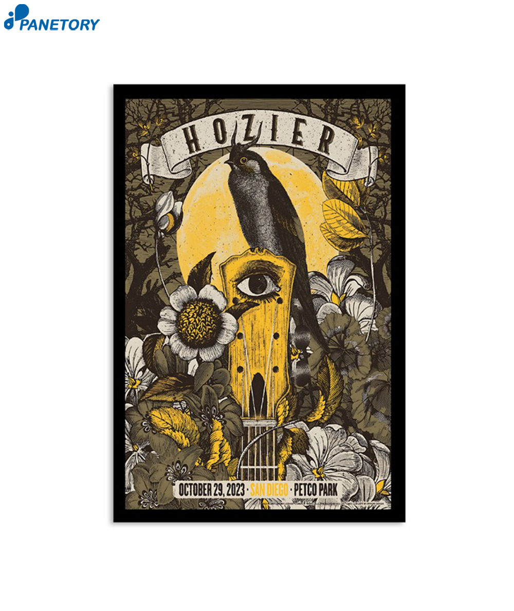 Hozier Event San Diego Petco Park 29 October 2023 Poster