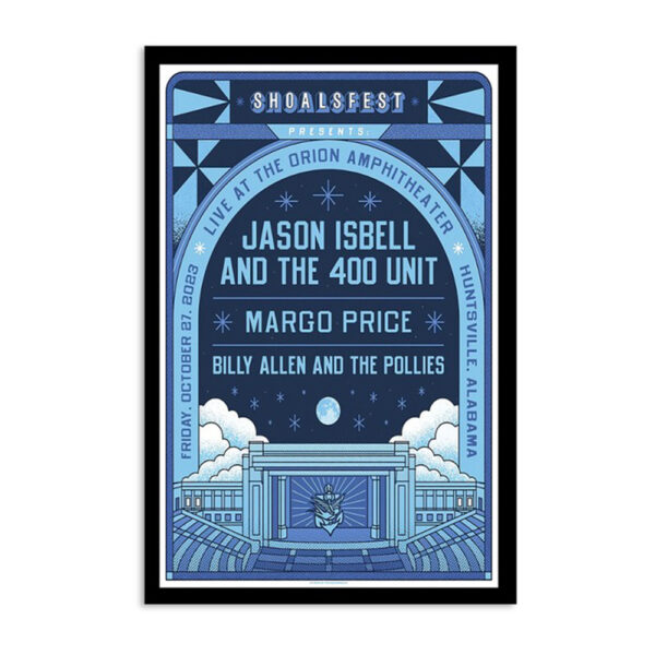 Jason Isbell & The 400 Unit Huntsville October 27 2023 Poster