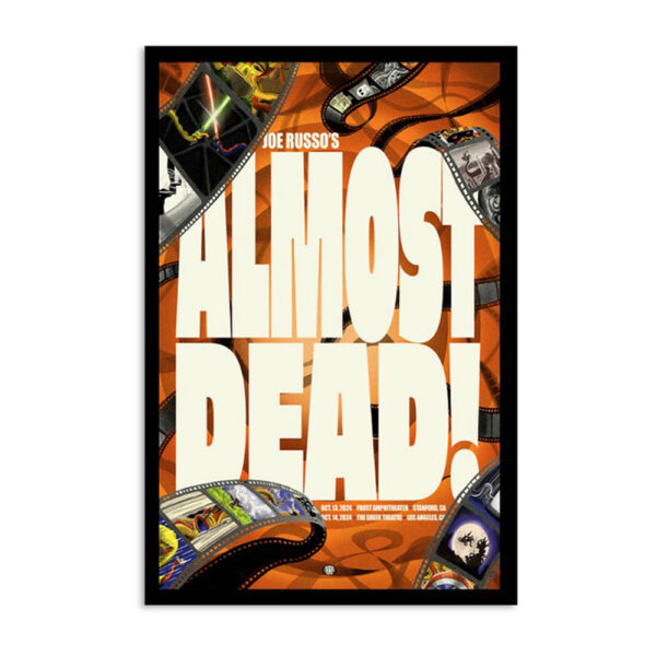 Joe Russo's Almost Dead Stanford Ca October 13 2023 Poster