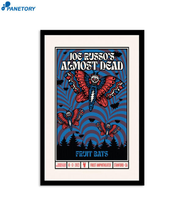 Joe Russo'S Almost Dead Stanford Frost Amphitheater Oct 13 2023 Poster