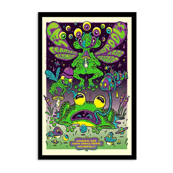 Les Claypool Oct 21 2023 Toyota Oakdale Theatre Wallingford Tour Poster