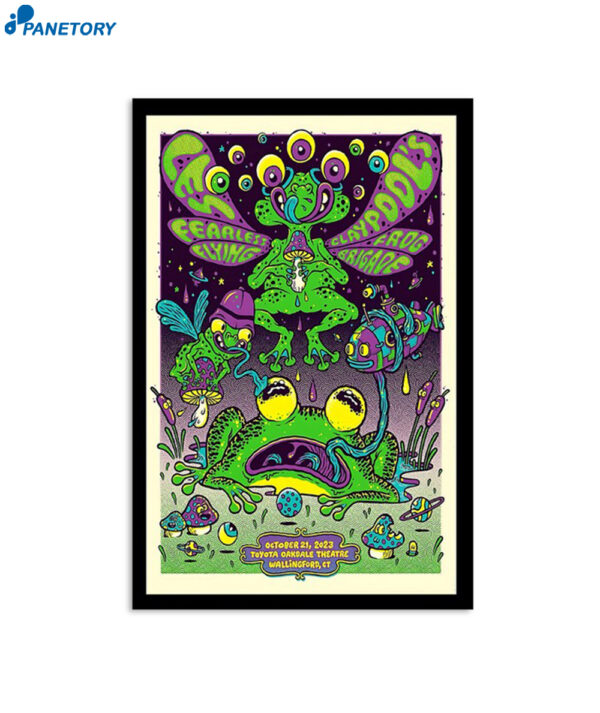 Les Claypool Oct 21 2023 Toyota Oakdale Theatre Wallingford Tour Poster