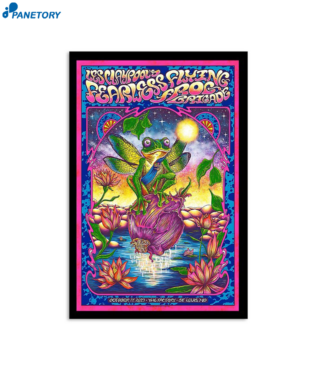 Les Claypool’s Fearless Flying Frog Brigade October 17 2023 St. Louis Poster