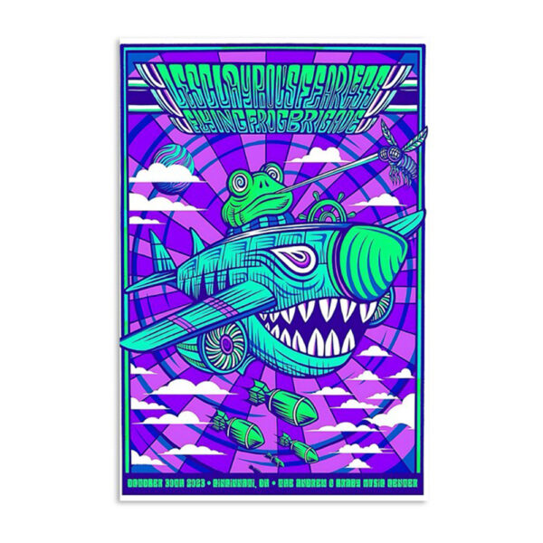 Les Claypool's Fearless Flying Frog Brigade October 30 2023 Poster