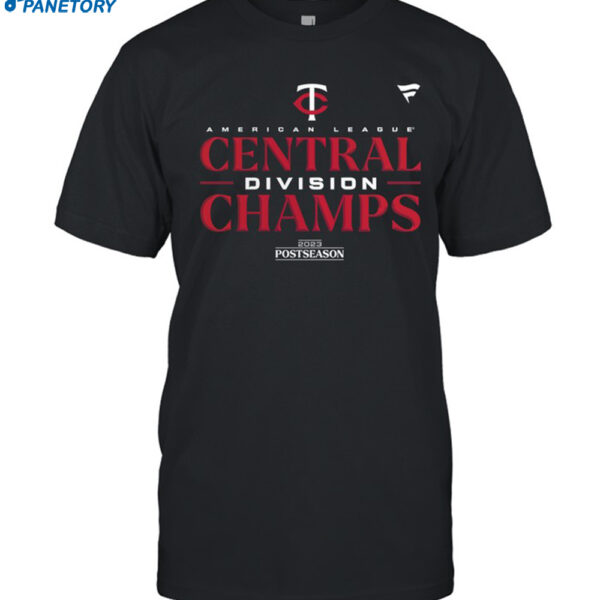 Minnesota Twins Al Central Division Champions 2023 Shirt