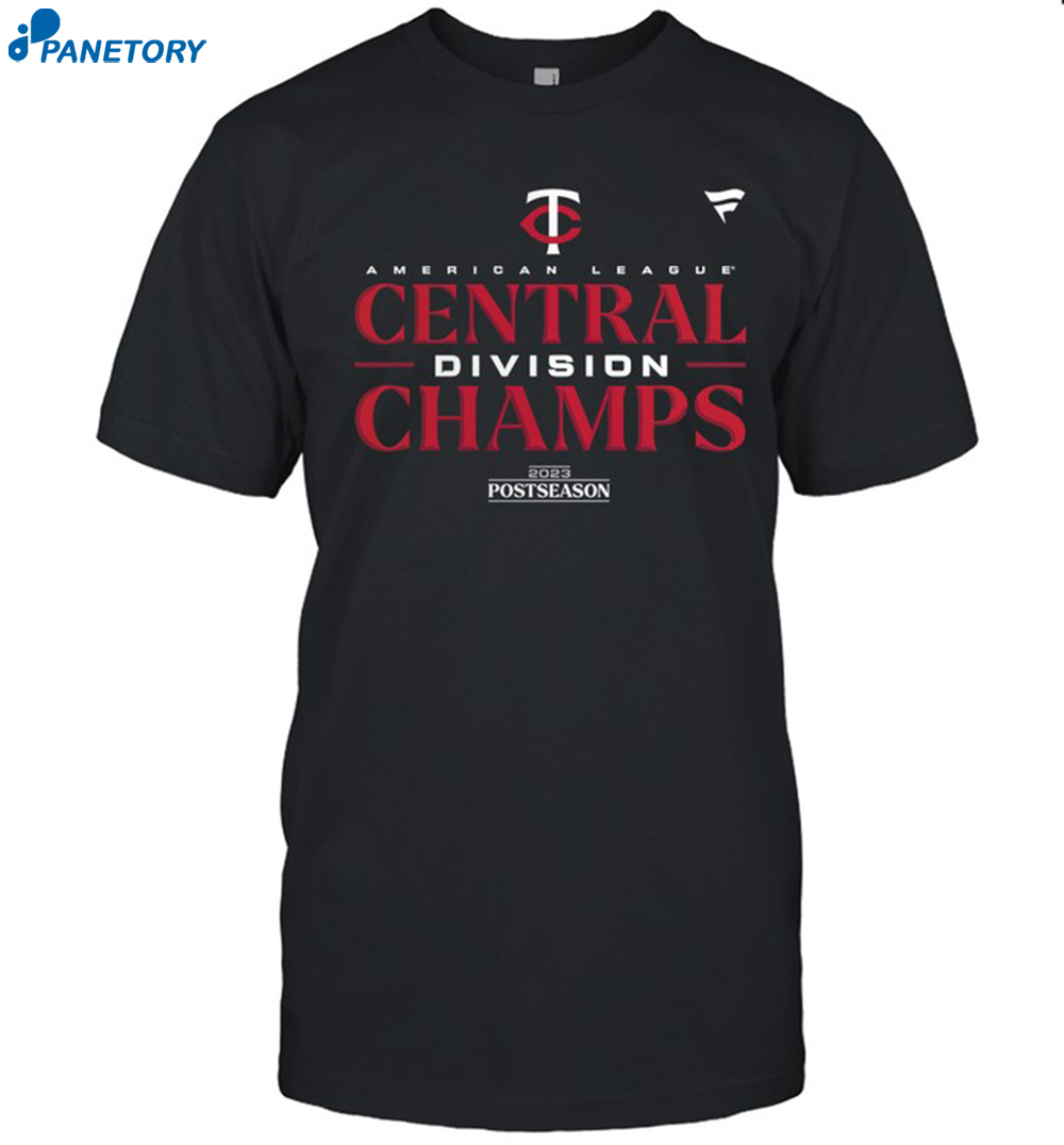Minnesota Twins Al Central Division Champions 2023 Shirt