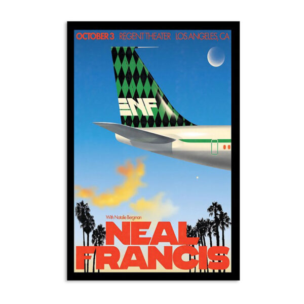 Neal Francis Los Angeles October 3 2023 The Regent Theater Poster